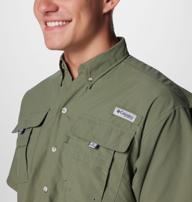 Men’s PFG Bahama II Short Sleeve Shirt - Tall, Color: Cypress, image 6