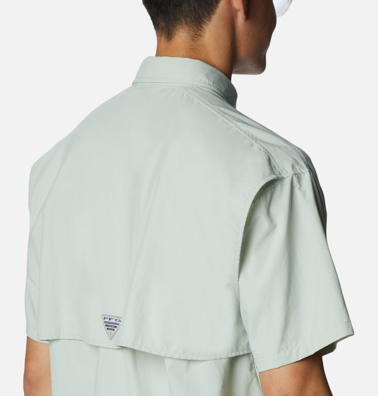 Thumbnail: Men’s PFG Bahama II Short Sleeve Shirt - Tall, Color: Cool Green, image 5