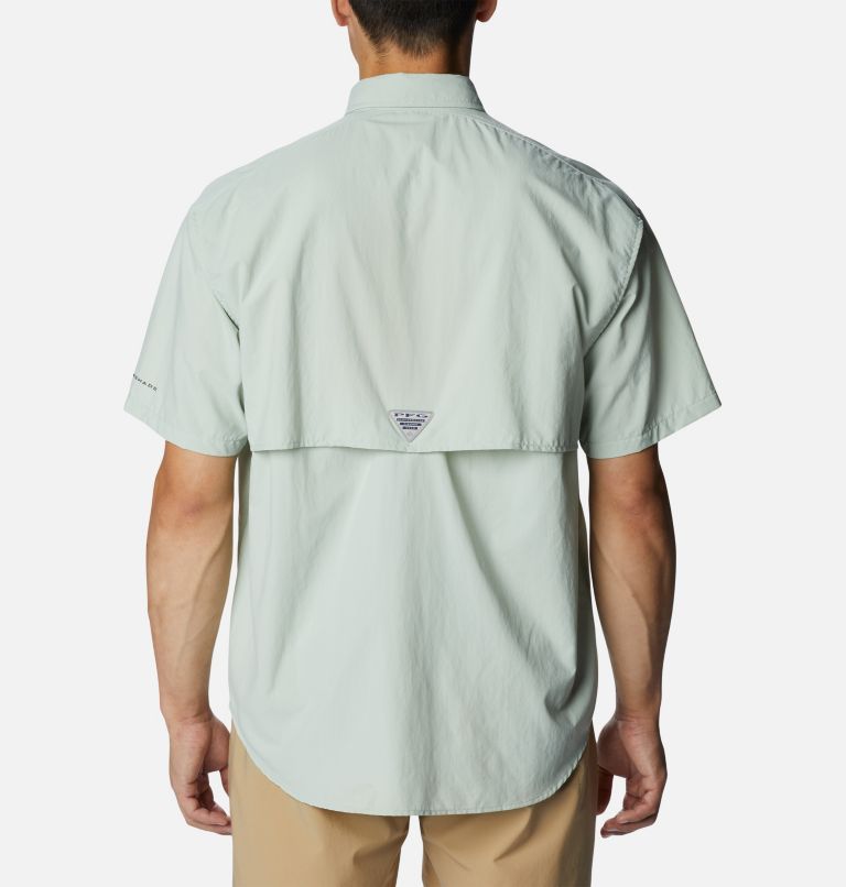 Thumbnail: Men’s PFG Bahama II Short Sleeve Shirt - Tall, Color: Cool Green, image 2