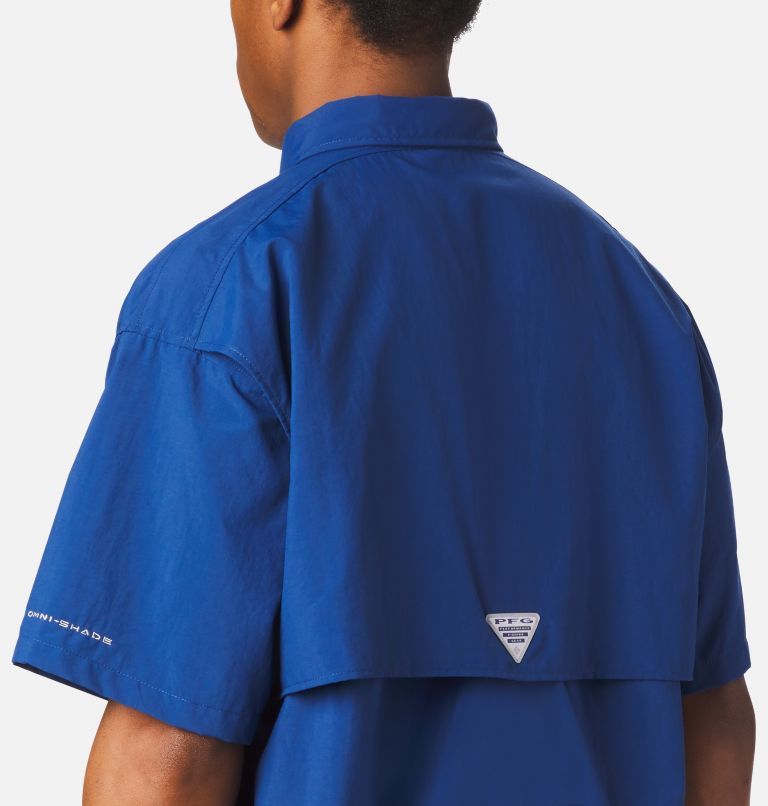 Men’s PFG Bahama II Short Sleeve Shirt - Tall, Color: Carbon, image 3