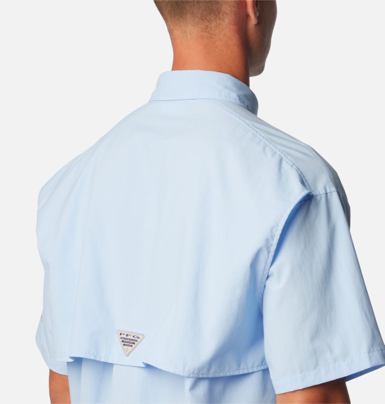 Thumbnail: Men’s PFG Bahama II Short Sleeve Shirt - Tall, Color: Sail, image 5