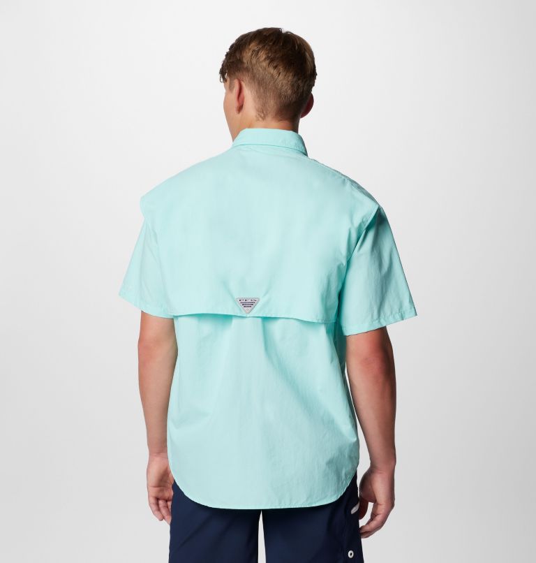 Men’s PFG Bahama II Short Sleeve Shirt - Tall, Color: Gulf Stream, image 2
