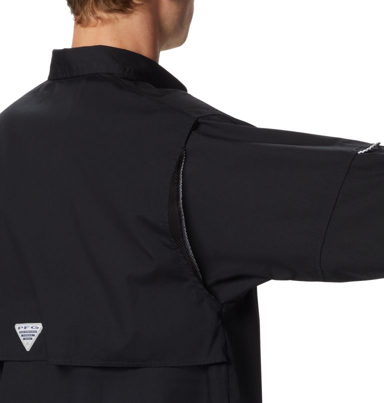 Men’s PFG Bonehead Long Sleeve Shirt, Color: Black, image 3