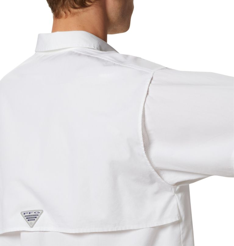 Men’s PFG Bonehead Long Sleeve Shirt, Color: White, image 3