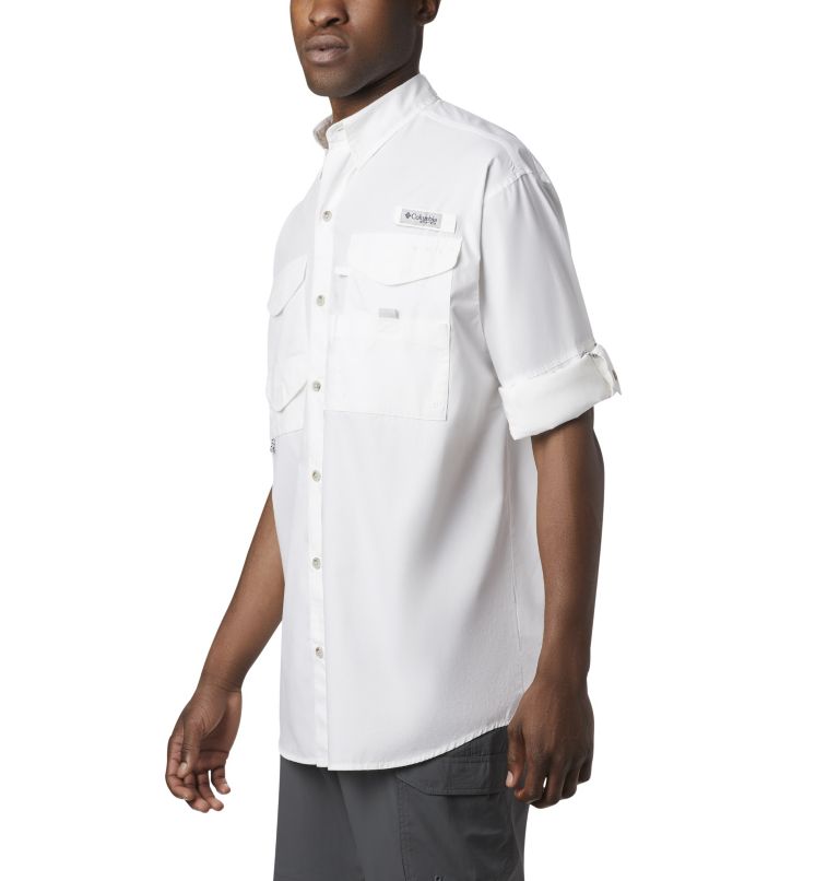 Men’s PFG Bonehead Long Sleeve Shirt, Color: White, image 8