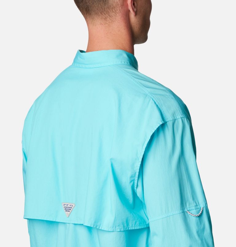 Thumbnail: Men’s PFG Bonehead Long Sleeve Shirt, Color: Opal Blue, image 5