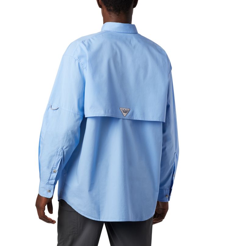 Men’s PFG Bonehead Long Sleeve Shirt, Color: White Cap, image 2