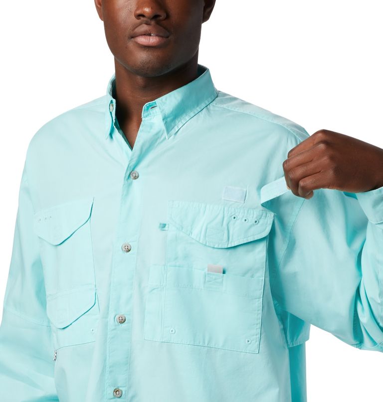 Custom Made Columbia Men's Vivid Blue Bonehead Short-Sleeve Shirt