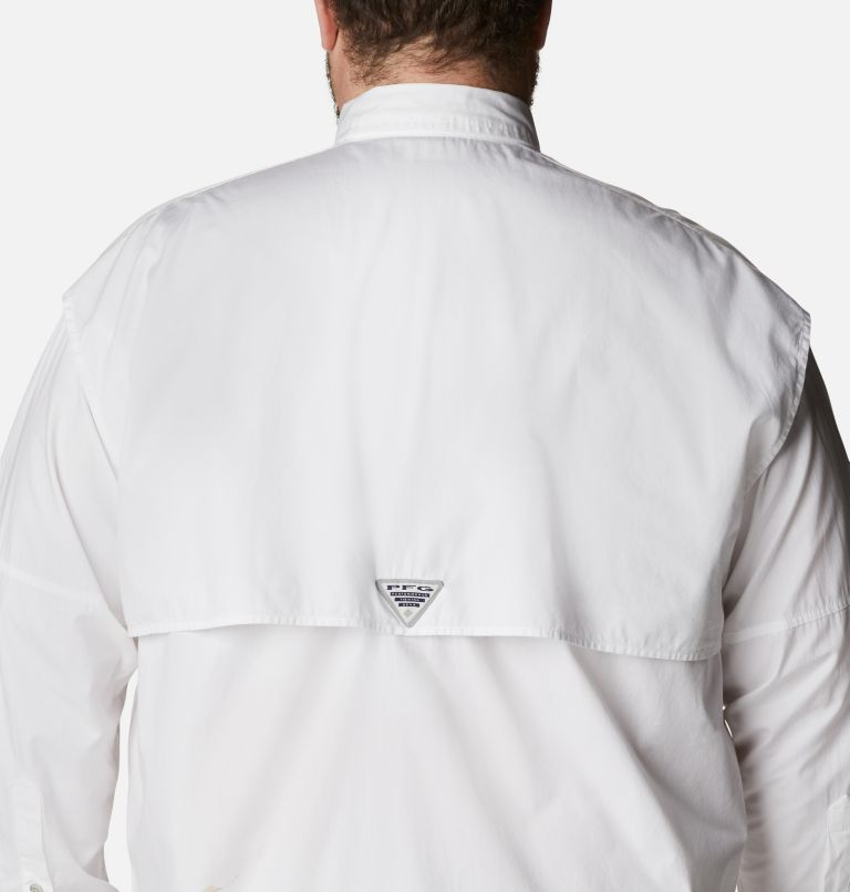 Thumbnail: Men’s PFG Bonehead Long Sleeve Shirt - Big, Color: White, image 5