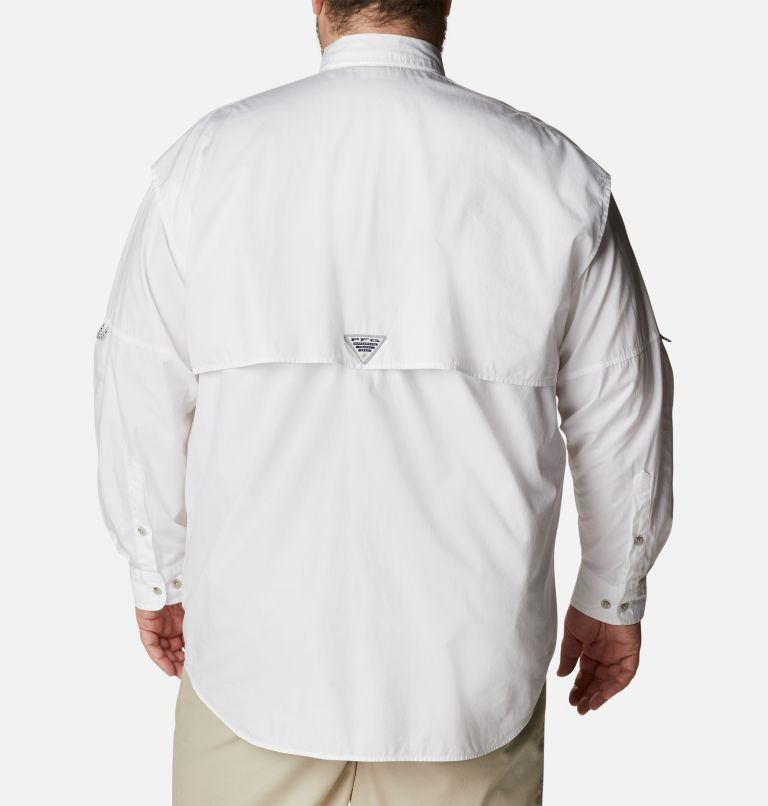 Men’s PFG Bonehead Long Sleeve Shirt - Big, Color: White, image 2