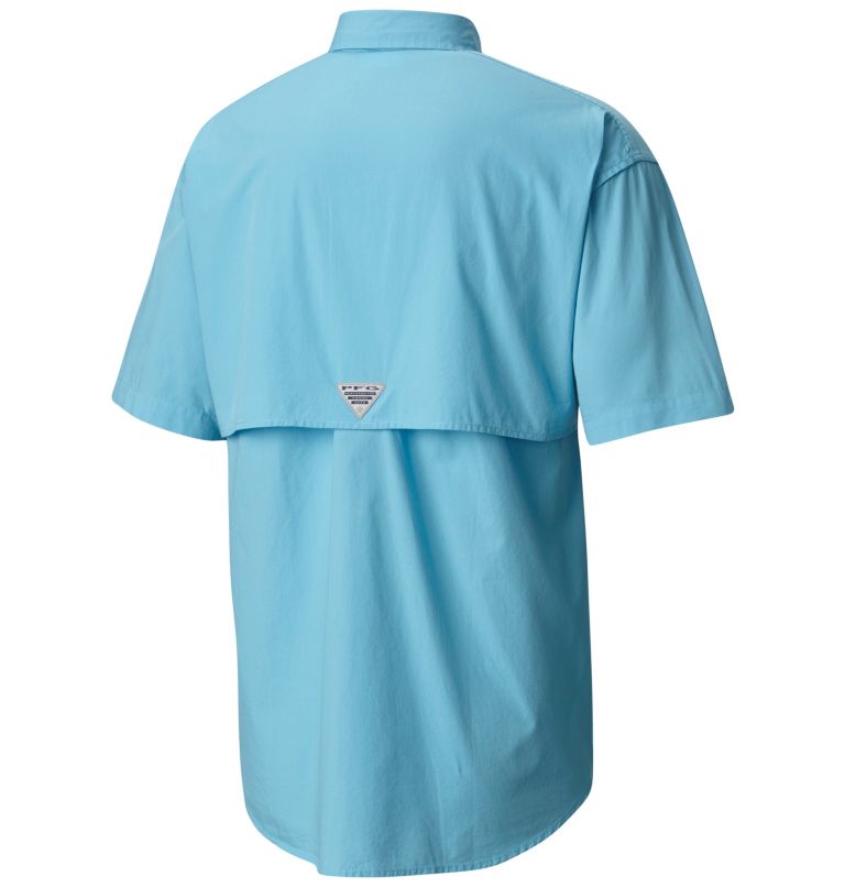 Men’s PFG Bonehead Short Sleeve Shirt, Color: Riptide, image 2