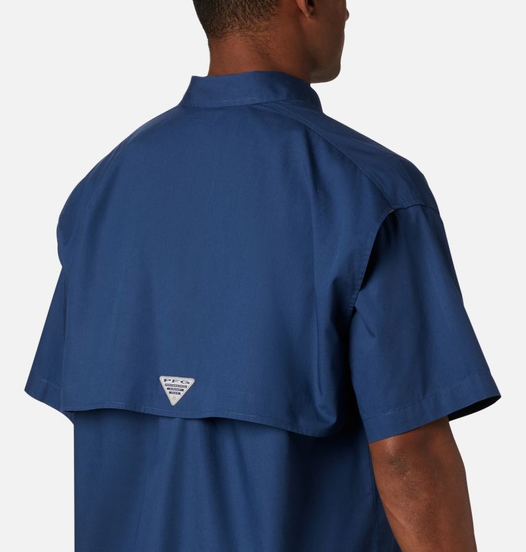 Thumbnail: Men’s PFG Bonehead Short Sleeve Shirt, Color: Carbon, image 5
