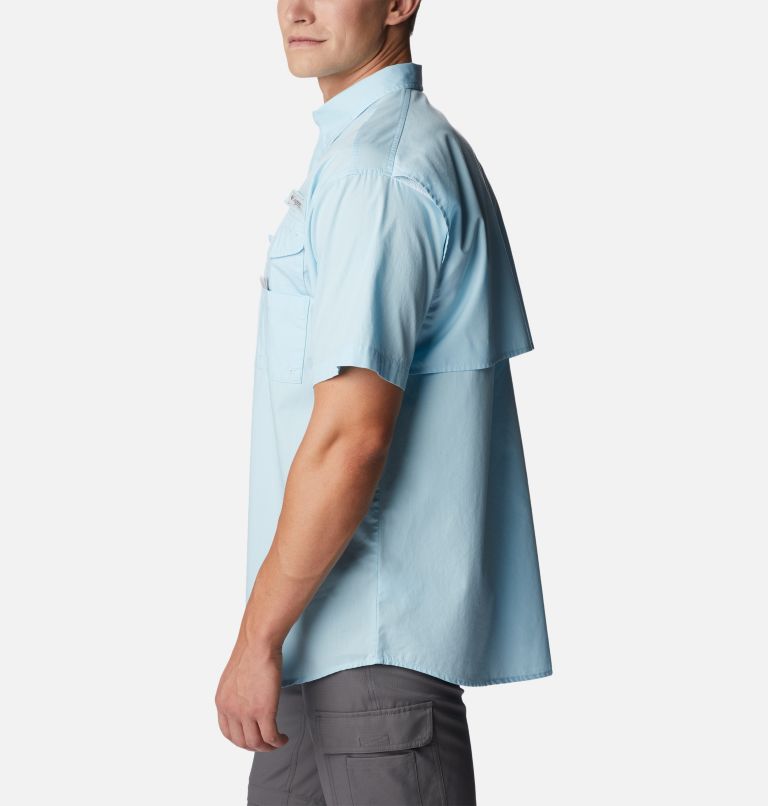 Thumbnail: Men’s PFG Bonehead Short Sleeve Shirt, Color: Spring Blue, image 3