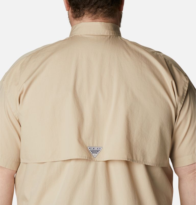 Men’s PFG Bonehead Short Sleeve Shirt - Big, Color: Fossil, image 5