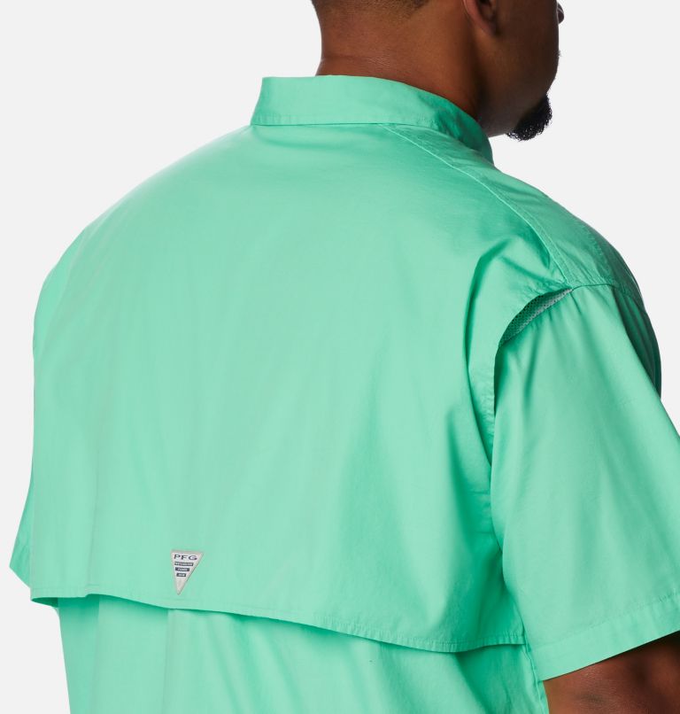 Men’s PFG Bonehead Short Sleeve Shirt - Big, Color: Light Jade, image 5