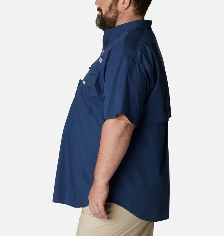 Men’s PFG Bonehead Short Sleeve Shirt - Big, Color: Carbon, image 3