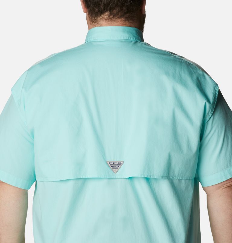 Men’s PFG Bonehead Short Sleeve Shirt - Big, Color: Gulf Stream, image 5