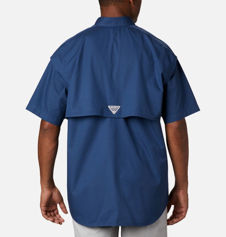 Thumbnail: Men’s PFG Bonehead Short Sleeve Shirt - Tall, Color: Carbon, image 2