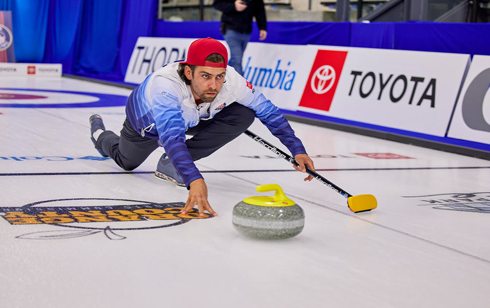 What is the significance of proper footwear in curling?