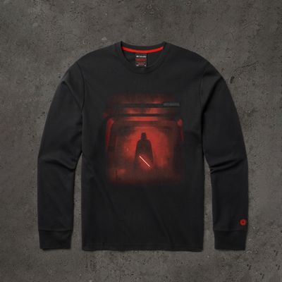 Close up of a Vader long sleeve shirt