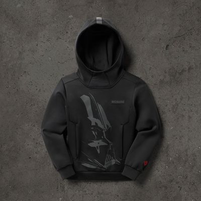 Close-up of a Vader hoodie for kids