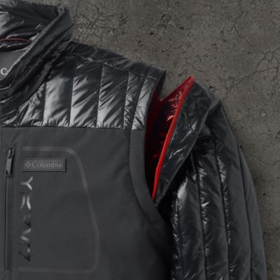 Removable sleeves convert jacket into a vest