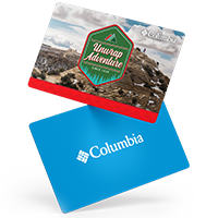 Columbia gift cards