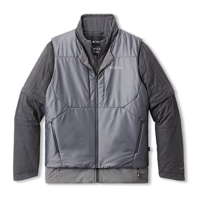Mando jacket-vest combo shown together.
