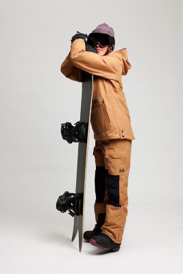 Women's snowboarding kit.