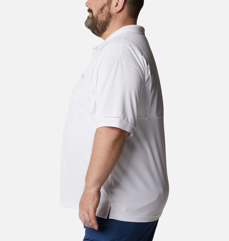 Thumbnail: Men’s PFG Perfect Cast Polo Shirt - Big, Color: White, image 3
