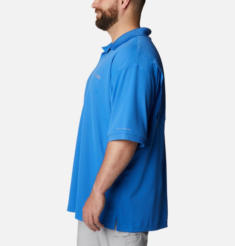 Men’s PFG Perfect Cast Polo Shirt - Big, Color: Vivid Blue, image 3