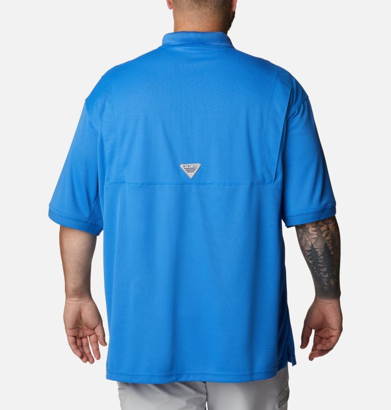 Men’s PFG Perfect Cast Polo Shirt - Big, Color: Vivid Blue, image 2