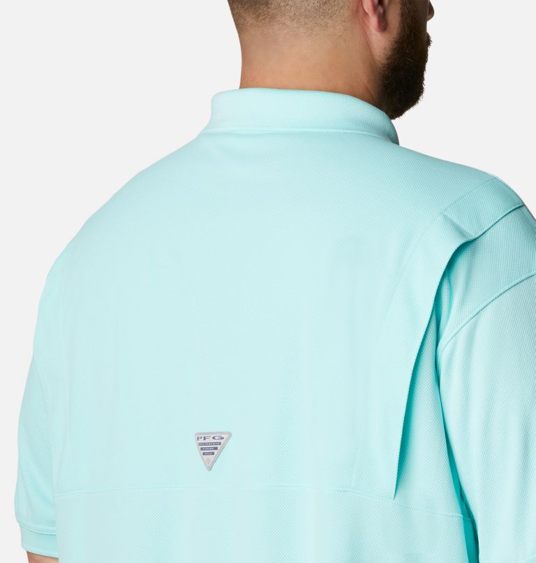 Men’s PFG Perfect Cast Polo Shirt - Big, Color: Gulf Stream, image 5