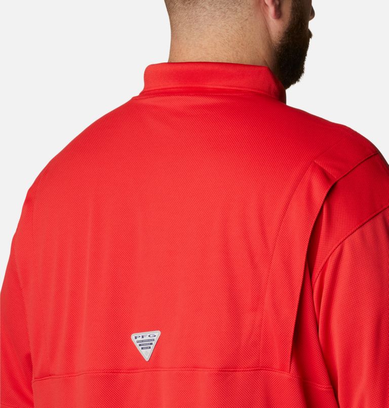 Men’s PFG Perfect Cast Polo Shirt - Big, Color: Red Spark, image 5
