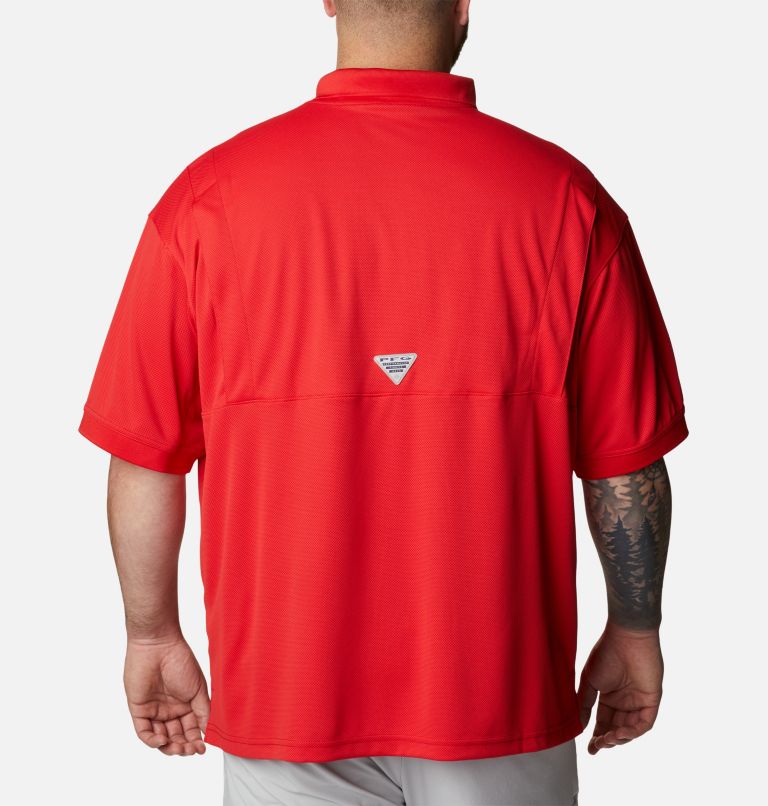 Men’s PFG Perfect Cast Polo Shirt - Big, Color: Red Spark, image 2