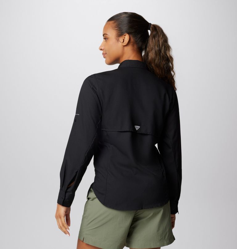 Women’s PFG Tamiami II Long Sleeve Shirt, Color: Black, image 2