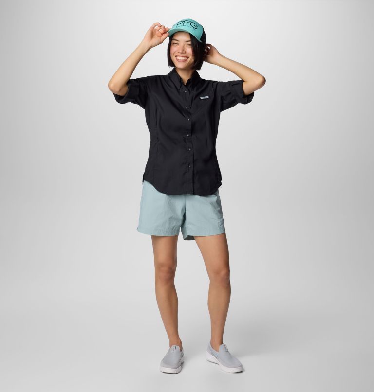 Chemise à manches longues PFG Tamiami II pour femme, Color: Black, image 3