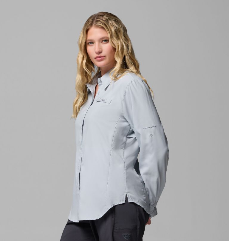 Women's PFG Tamiami II Long Sleeve Shirt, Color: Cirrus Grey, image 4