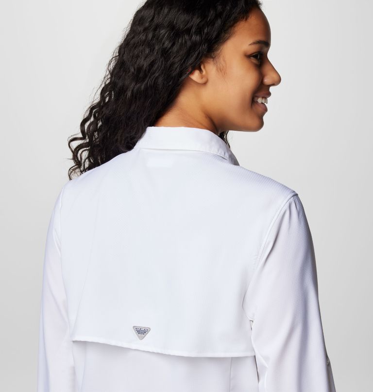 Women’s PFG Tamiami II Long Sleeve Shirt, Color: White, image 6