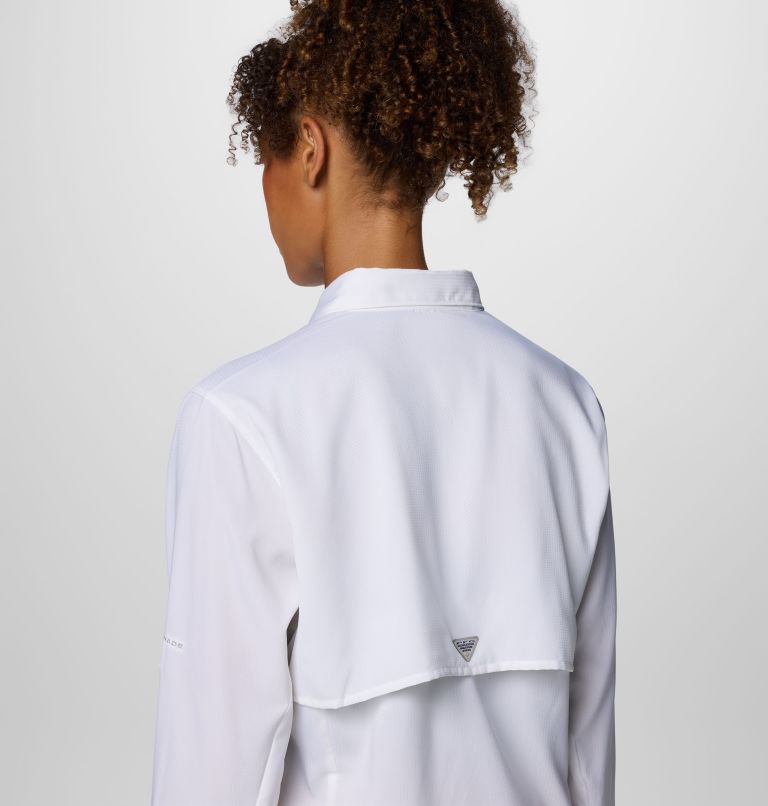 Chemise à manches longues PFG Tamiami II pour femme, Color: White, image 6