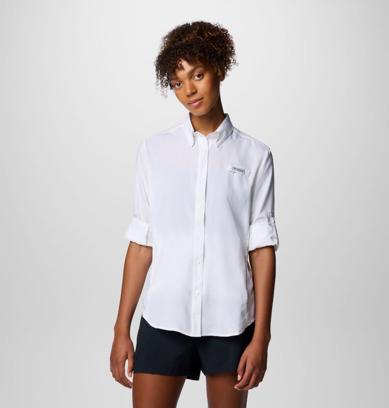 Chemise à manches longues PFG Tamiami II pour femme, Color: White, image 7