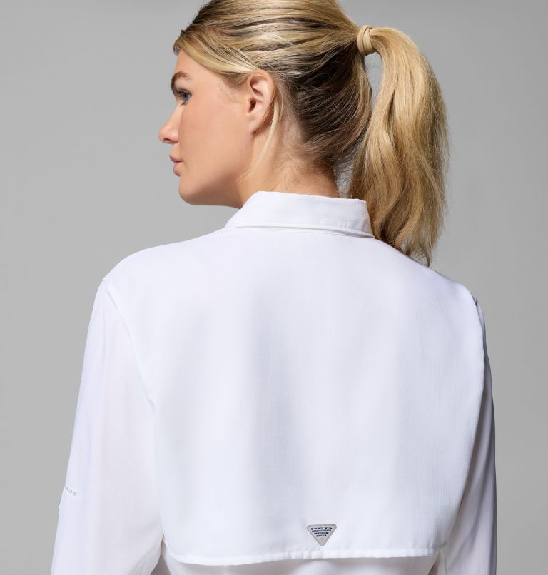 Women's PFG Tamiami II Long Sleeve Shirt, Color: White, image 10