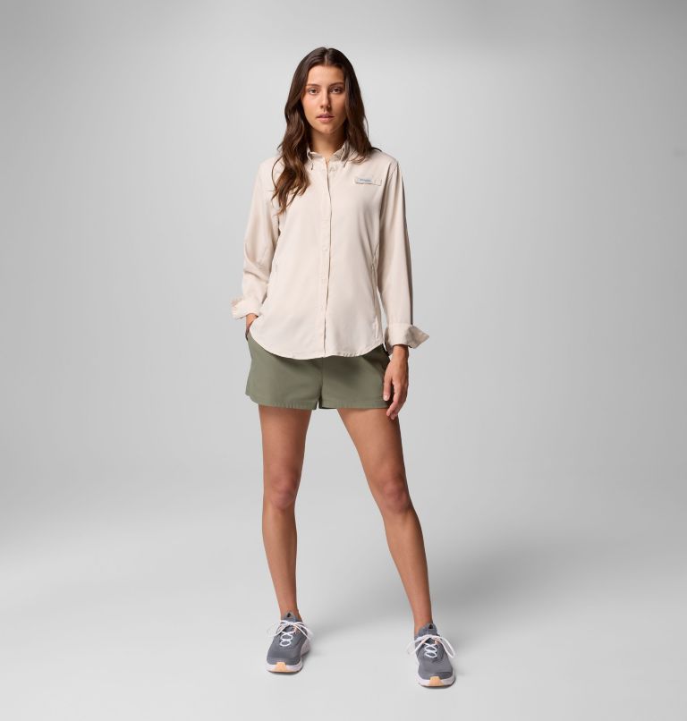Women's PFG Tamiami II Long Sleeve Shirt, Color: Dark Stone, image 11