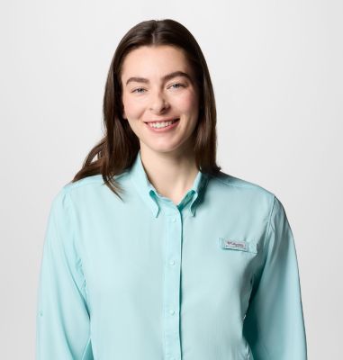 Women's PFG Tamiami II Long Sleeve Shirt, Color: Spray, image 8