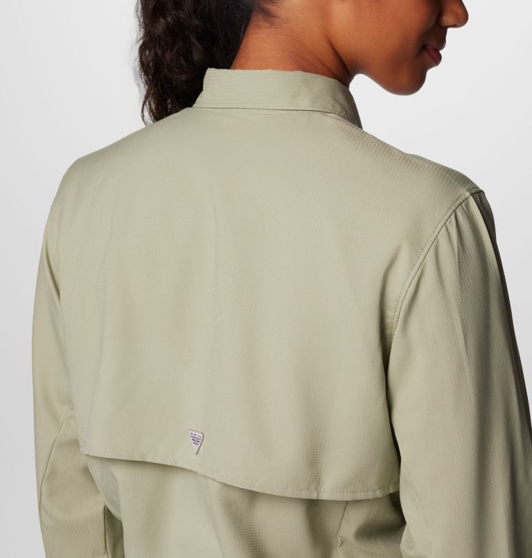 Women's PFG Tamiami II Long Sleeve Shirt, Color: Safari, image 6