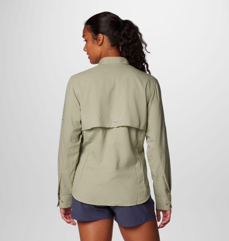 Women's PFG Tamiami II Long Sleeve Shirt, Color: Safari, image 2