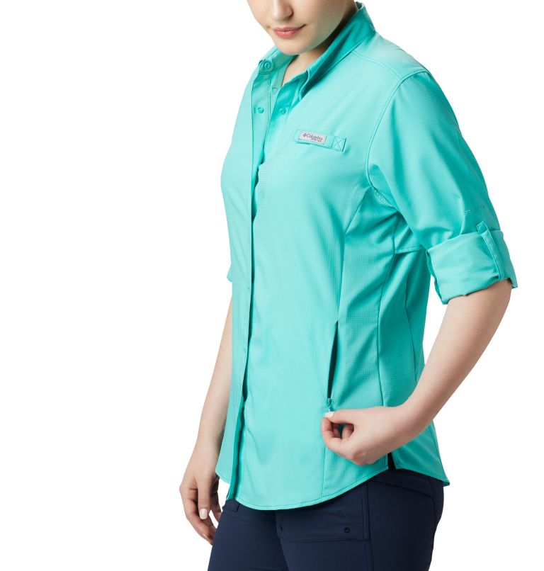 Chemise à manches longues PFG Tamiami II pour femme, Color: Dolphin, image 4