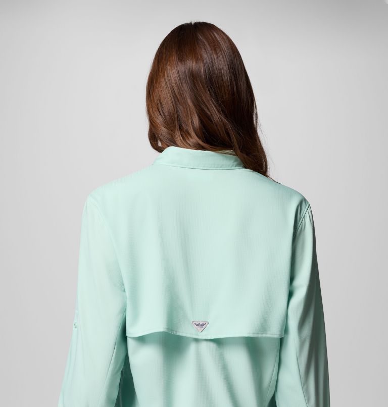 Women's PFG Tamiami II Long Sleeve Shirt, Color: Misty Jade, image 6