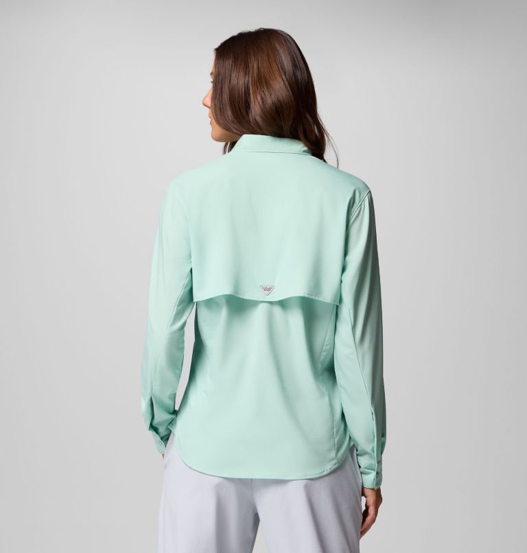Women's PFG Tamiami II Long Sleeve Shirt, Color: Misty Jade, image 3
