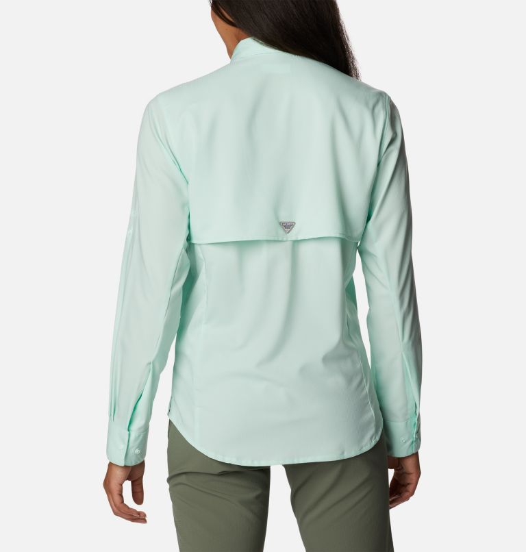 Women’s PFG Tamiami II Long Sleeve Shirt, Color: Gullfoss Green, image 2